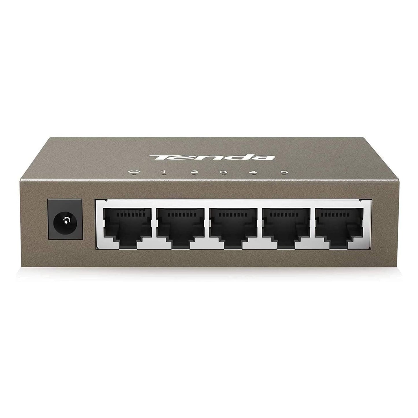 Tenda TEG1005D 5 Port Gigabit Ethernet Switch, Unmanaged Network Switch, Ethernet Splitter / Hub, Fanless, Desktop and Wall-Mounting, Plug and Play,