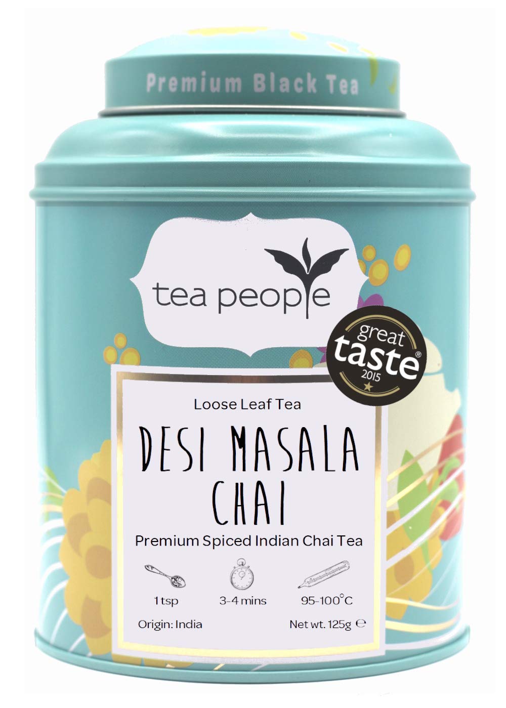 Tea People Desi Masala Chai Loose Tea Caddy 125g