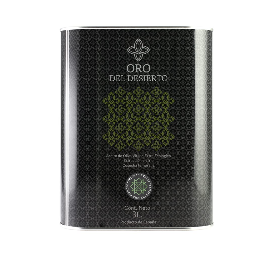 ORO DEL DESIERTO - Extra Virgin Olive Oil (Picual Variety) - Tin (3 Litres)