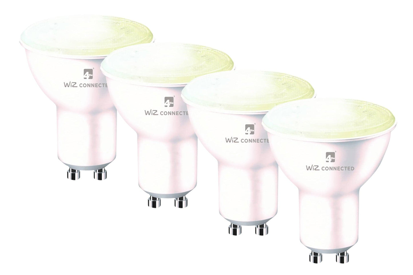 4lite WiZ Connected Dimmable White WiFi LED Smart Bulb - GU10