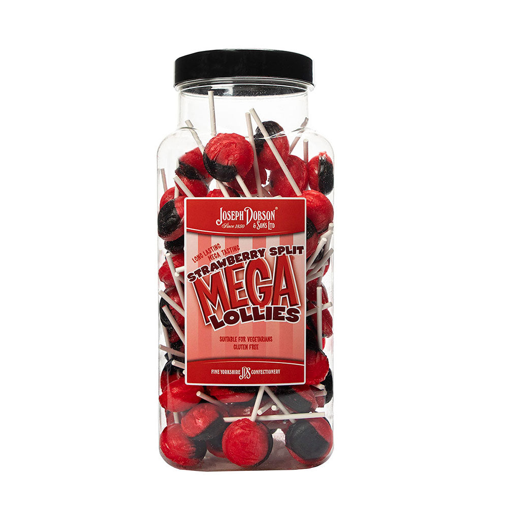 Strawberry Split Mega Lollies