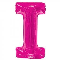 34" Letter Balloon - I - Pink