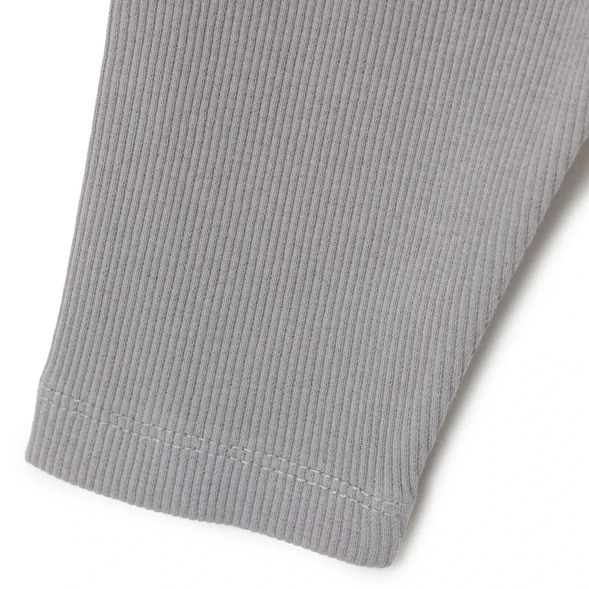 HelloBaby Boys Sweatshirt- Bottom with Buttons Crew Neck Long Leg Long Sleeve - Grey