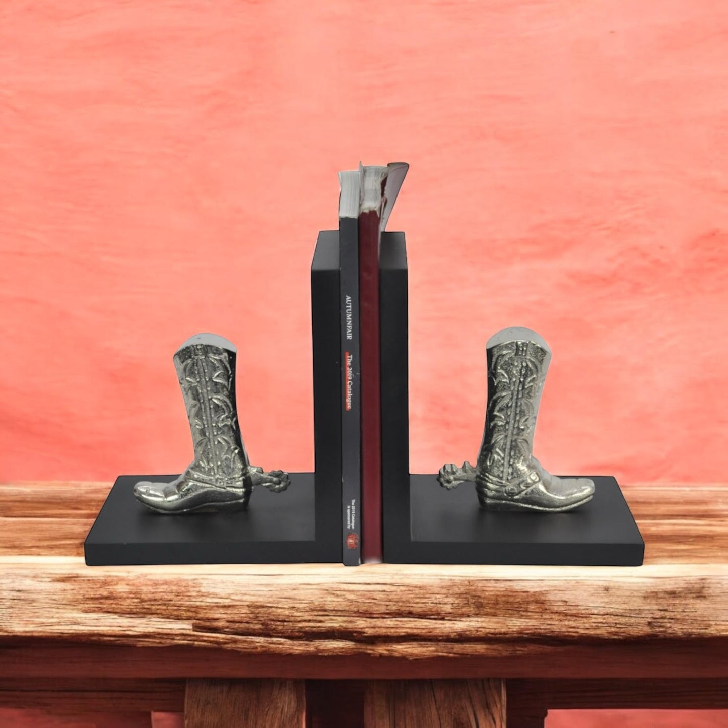18CM ALUMINIUM BOOT BOOKENDS