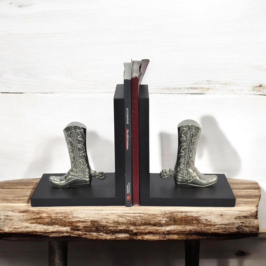 18CM ALUMINIUM BOOT BOOKENDS