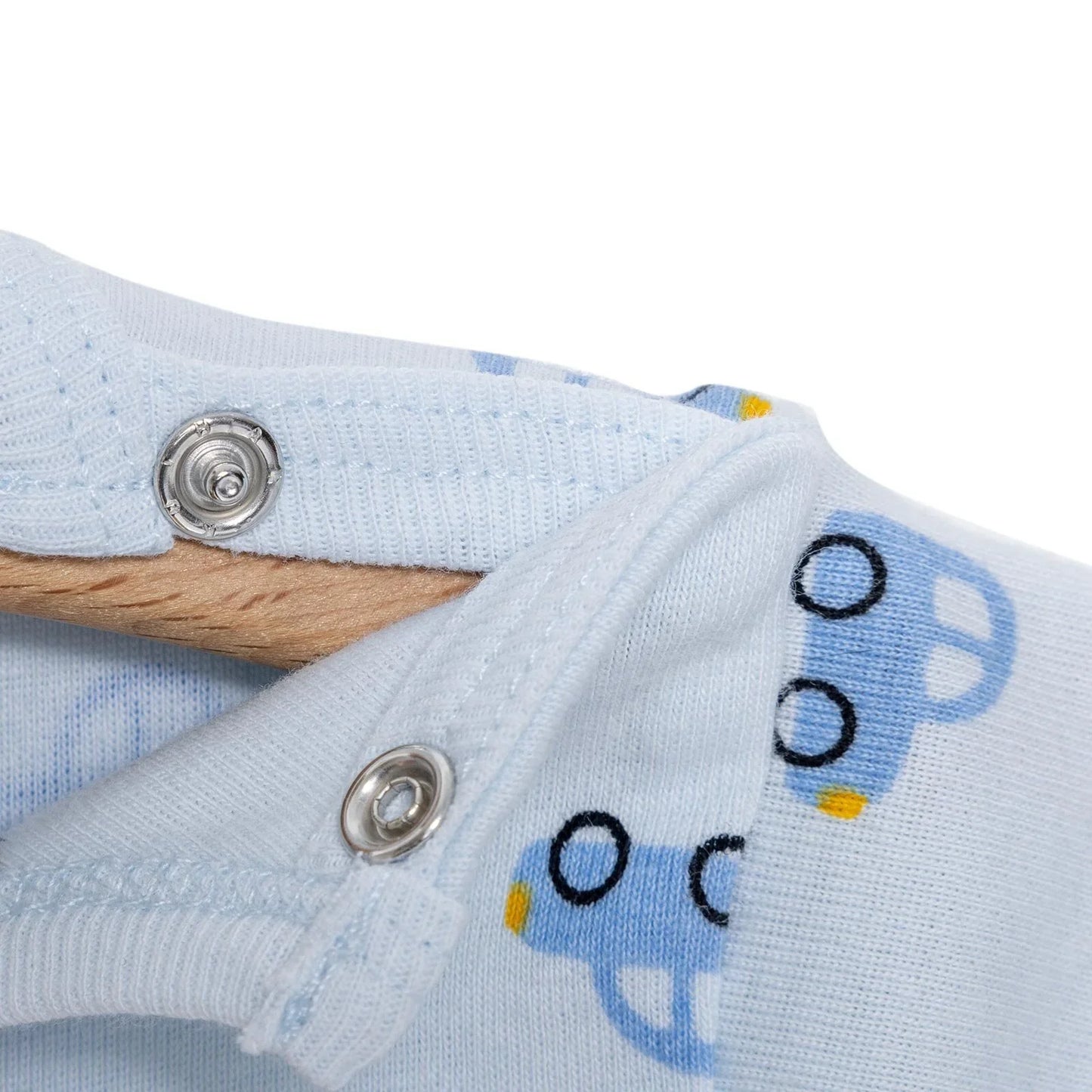 HelloBaby Boy Short Sleeve Bodysuit - Blue