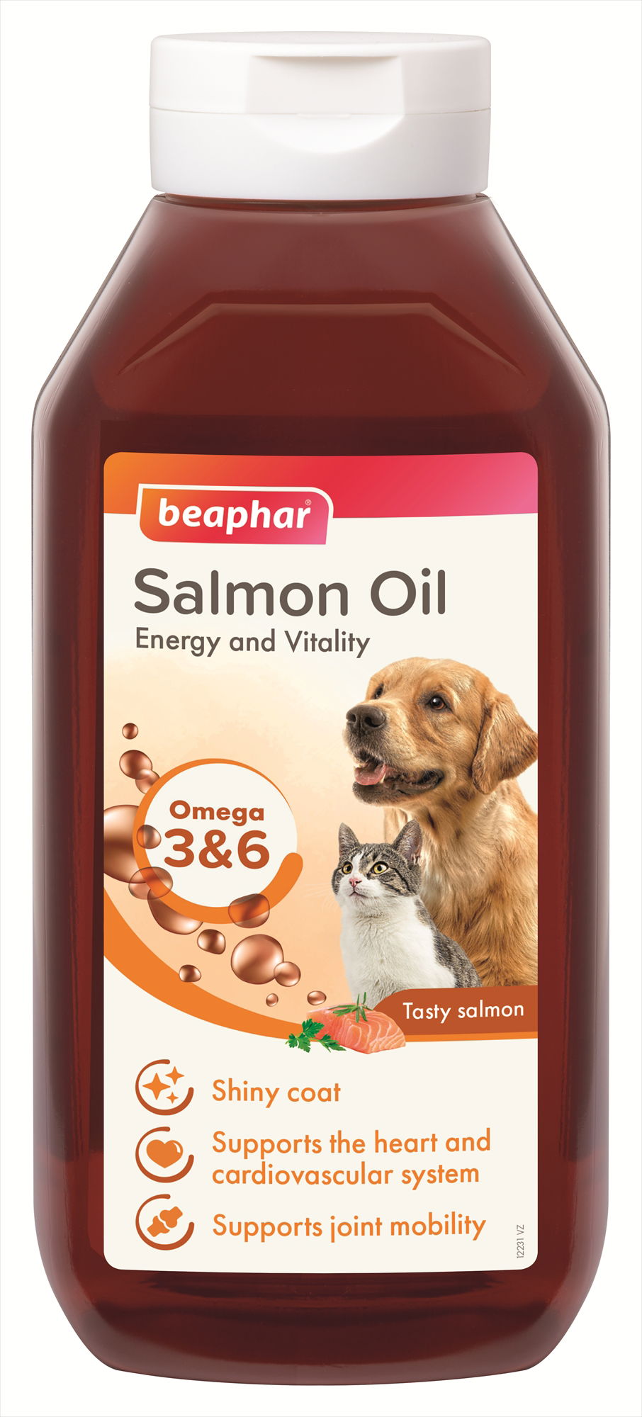 Beaphar Salmon Oil Supplement 940ml - Case of 3