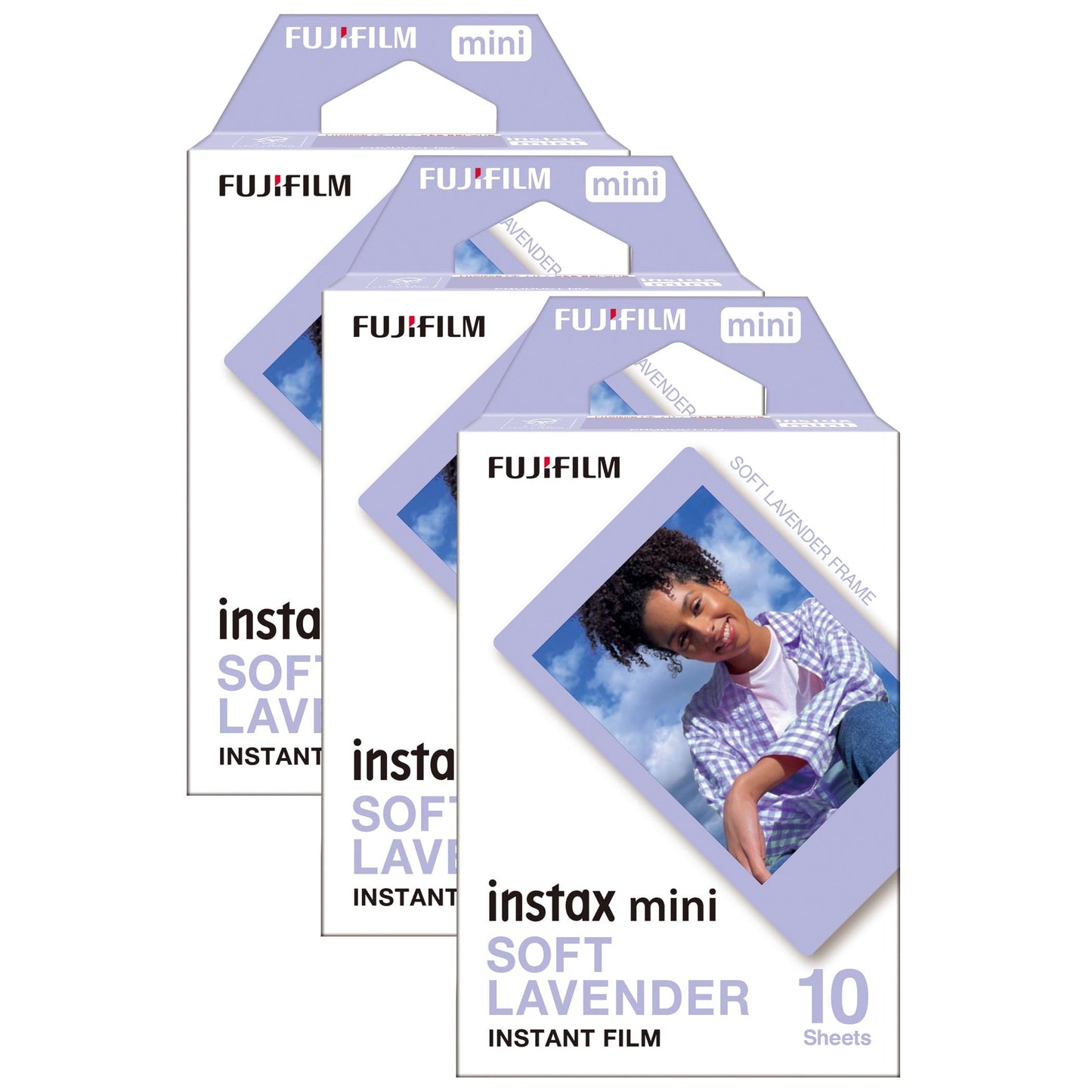 Fujifilm Instax Mini Instant Photo Film - Soft Lavender