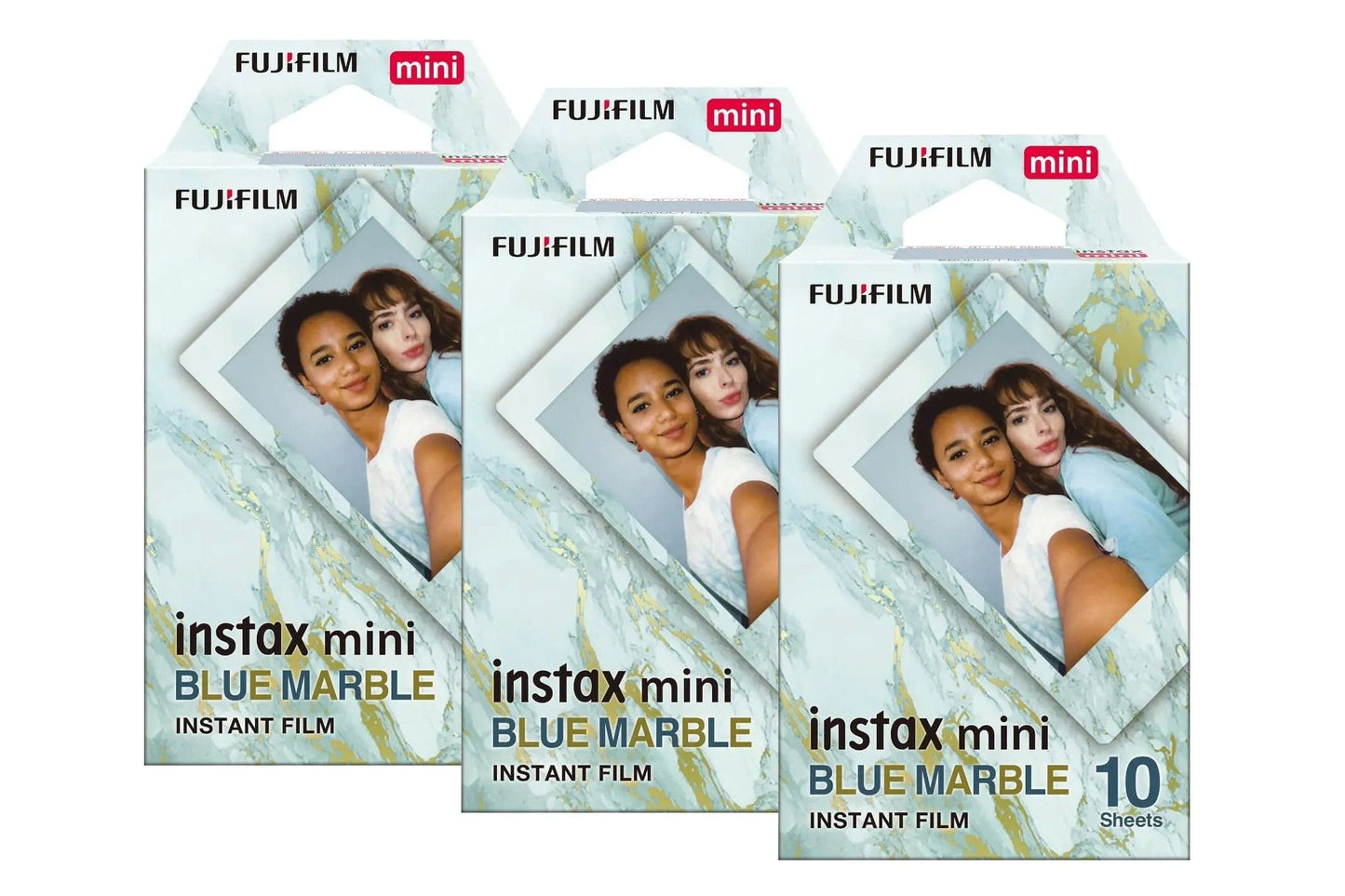 Fujifilm Instax Mini Instant Photo Film - Blue Marble