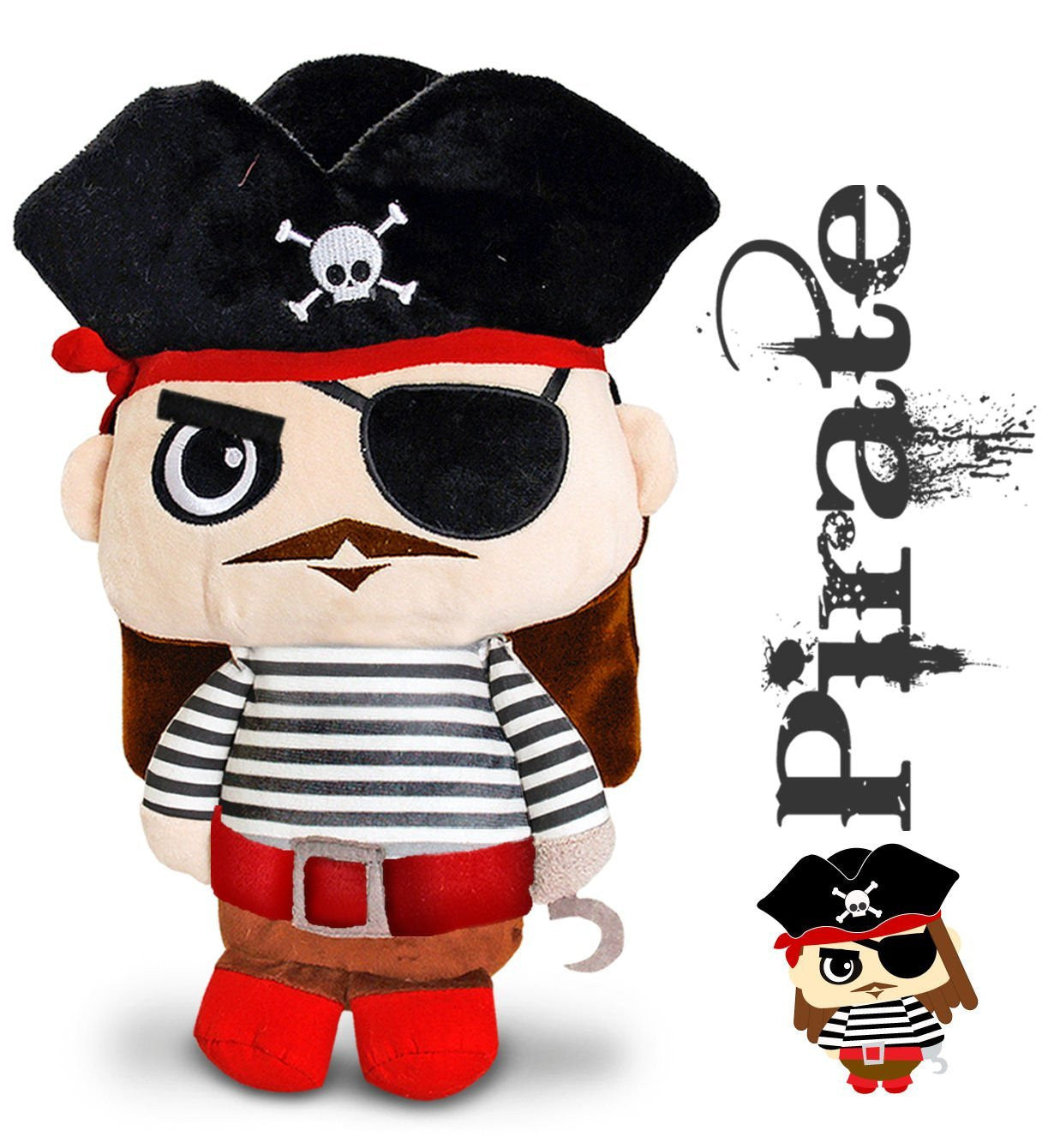 Pirate Soft Toy - 16cm - Toybox Collection