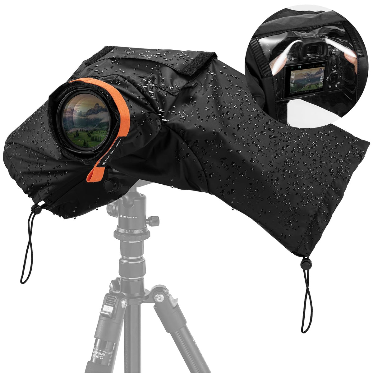 K&F CONCEPT Professional Waterproof Camera Rain Cover for for All DSLR SLR Cameras