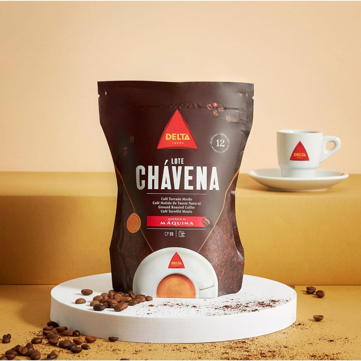 Delta Roasted Ground Coffee for Espresso Machine and Universal use 250g