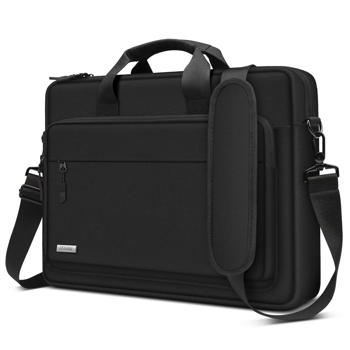 TECOOL 17 Inch Laptop Bag,17 Inch Laptop Case with Shoulder Strap for Men Women Business Messenger Computer Bag For 17-17.3" Lenovo Acer Asus Dell HP