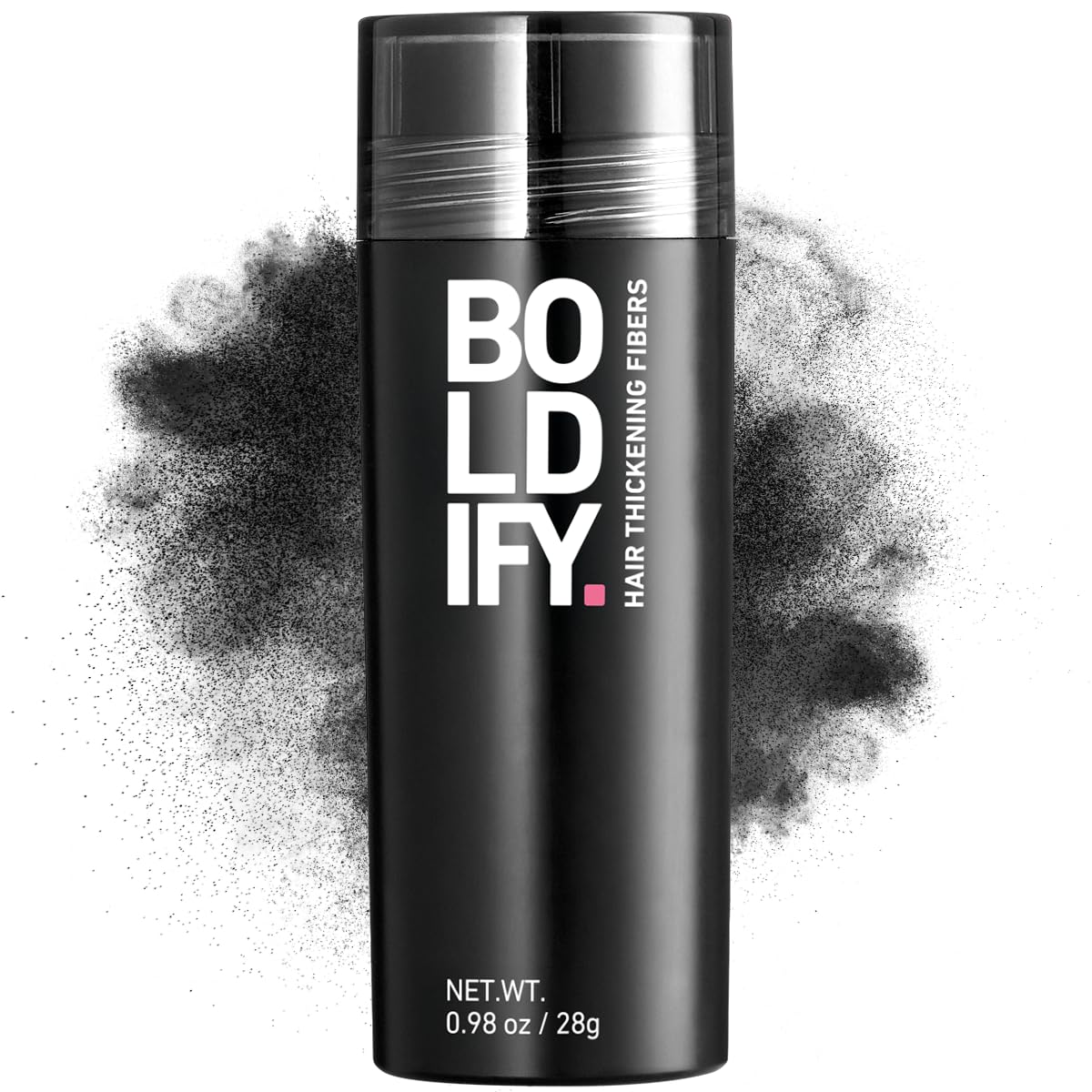 BOLDIFY Hair Fibres (28g) - Fill In Thinning and Fine Hair for an Instantly Fuller, Thicker Look - 14 Shades for Women and Men - Black