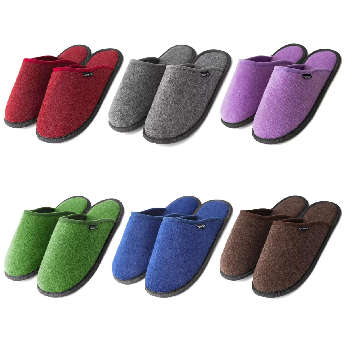GURGER House Slippers for Guests Washable Non-Slip Multipack Non Disposable Spa Slippers Set for Home, Hotel, Party, Wedding, Travel, 6 Pairs