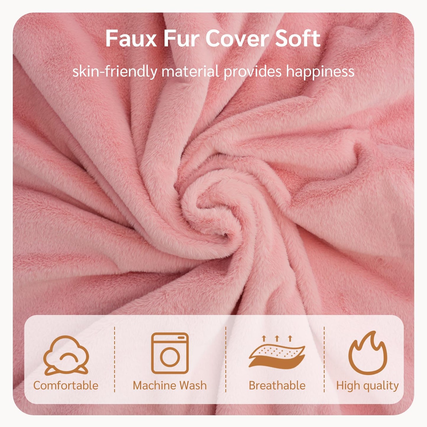 MAXYOYO Bean Bag Bed Folding Sofa Bed Mattress for Adults, Extra Thick 6 Fold Floor Couch for Bedroom Living Room, Pink, 100x240 cm