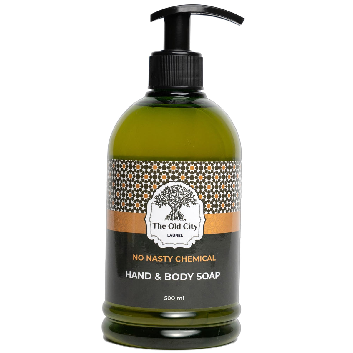 Hand Wash Soap 500ml | Laurel Scent | Antibacterial Cleanser | Gentle & Moisturizing | Sulfate & Paraben Free | 100% Vegan & Cruelty Free