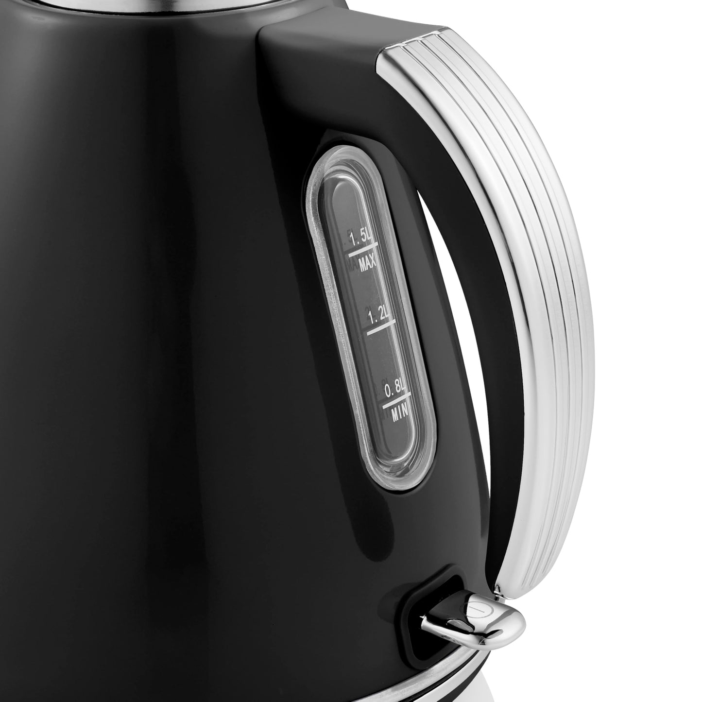 Swan SK19020BN Retro Jug Kettle, Fast Boil, Easy Pour, 360 Degree Base, 1.5L, 3KW, Black