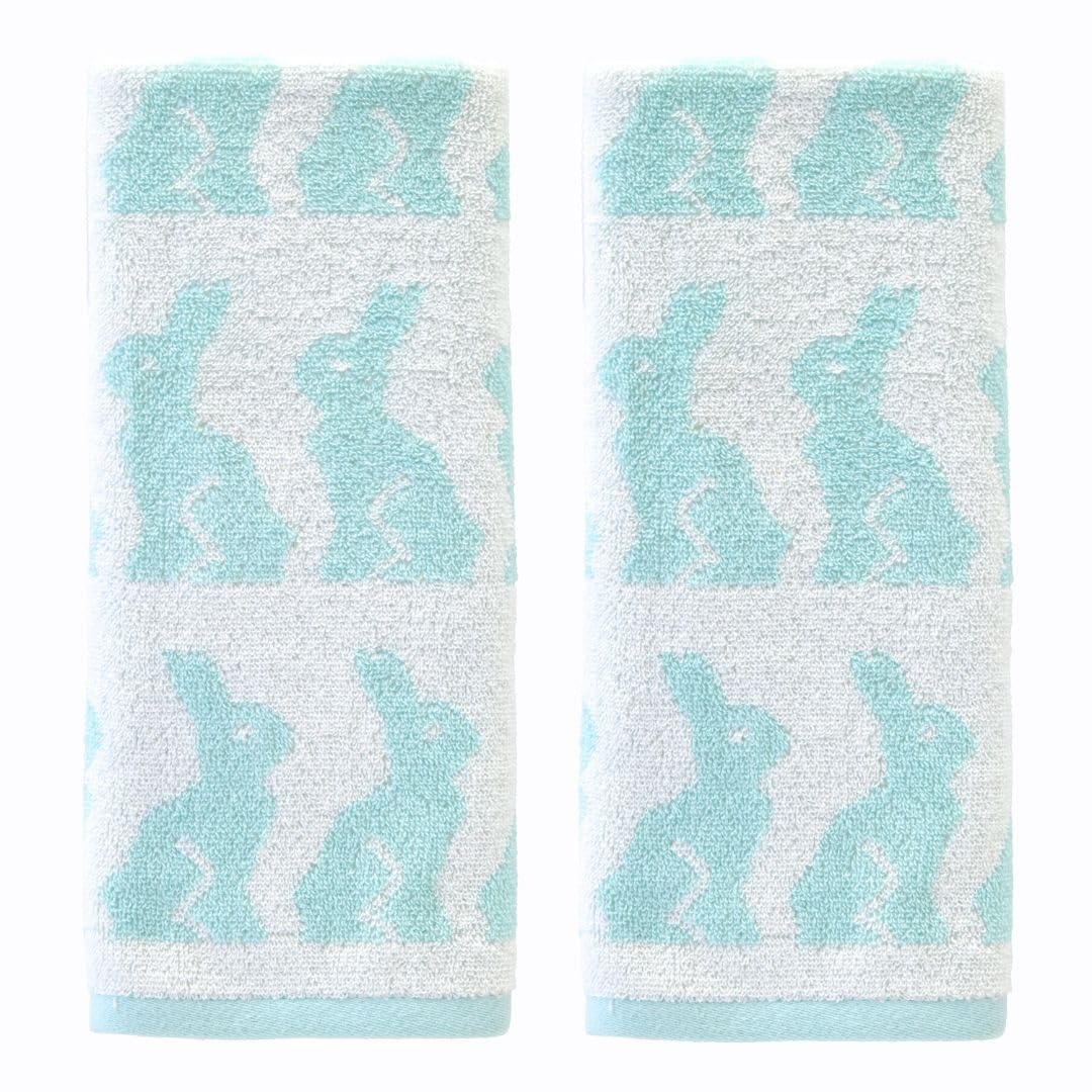 SKL Home Easter Bunny Hand Towel Set, 2 Count