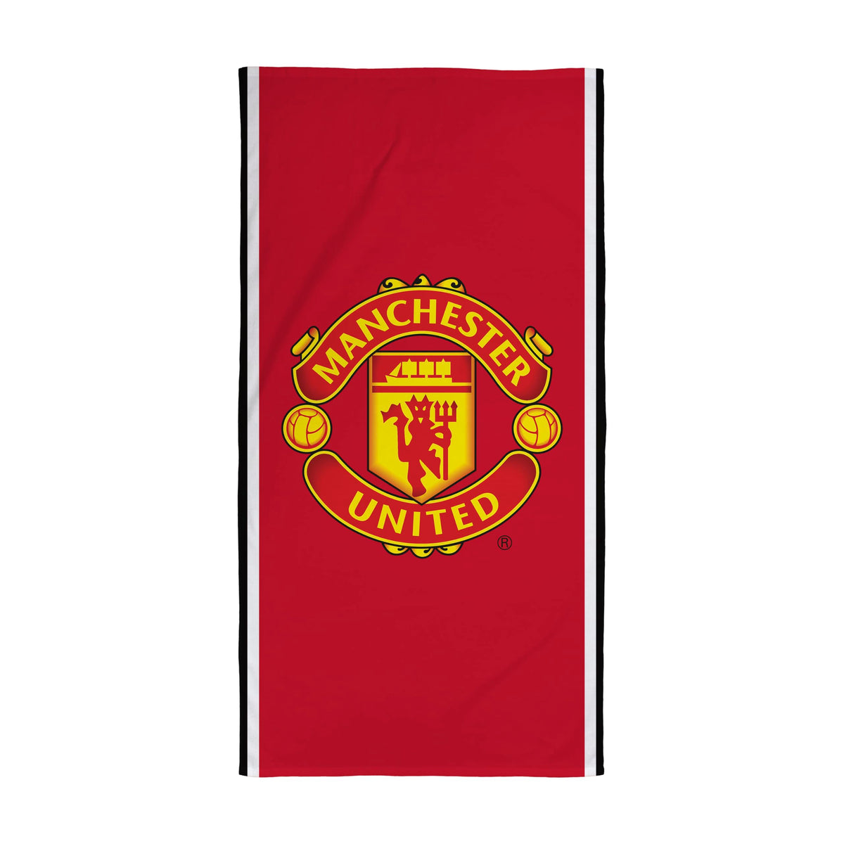 Manchester United FC Official Towel | Super Soft Feel, Badge Football Club Design | Perfect The Home, Bath, Beach & Swimming Pool | One Size 75cm x