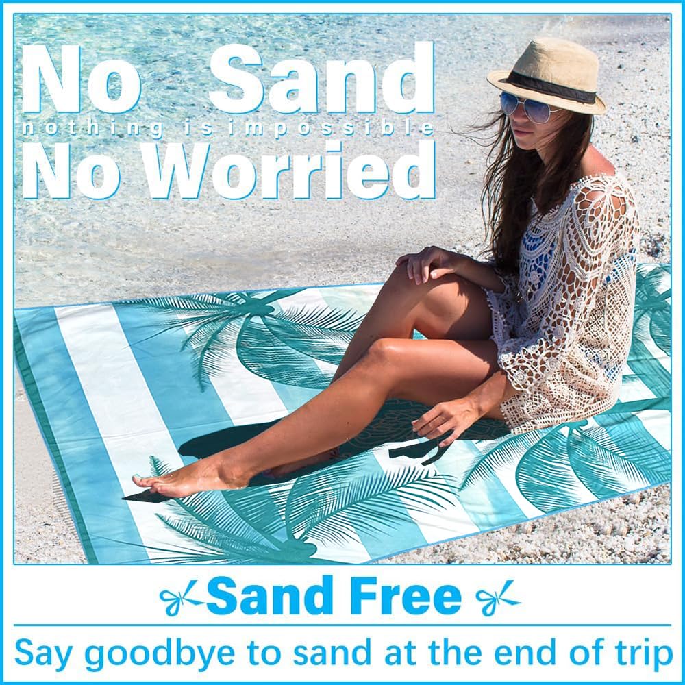 JAODFK 2 Pcs Microfibre Beach Towel 71"X32" Quick Dry Lightweight Sand Free Extra Large Thin Towels Travel Essentials For Adults Womens Swim Bath