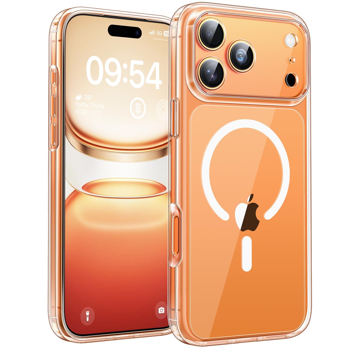 TOCOL Magnetic for iPhone 17 Pro Max Case 6.9-Inch, Compatible with MagSafe, Full Camera Protection, Never Yellowing Drop Protection Shockproof Phone