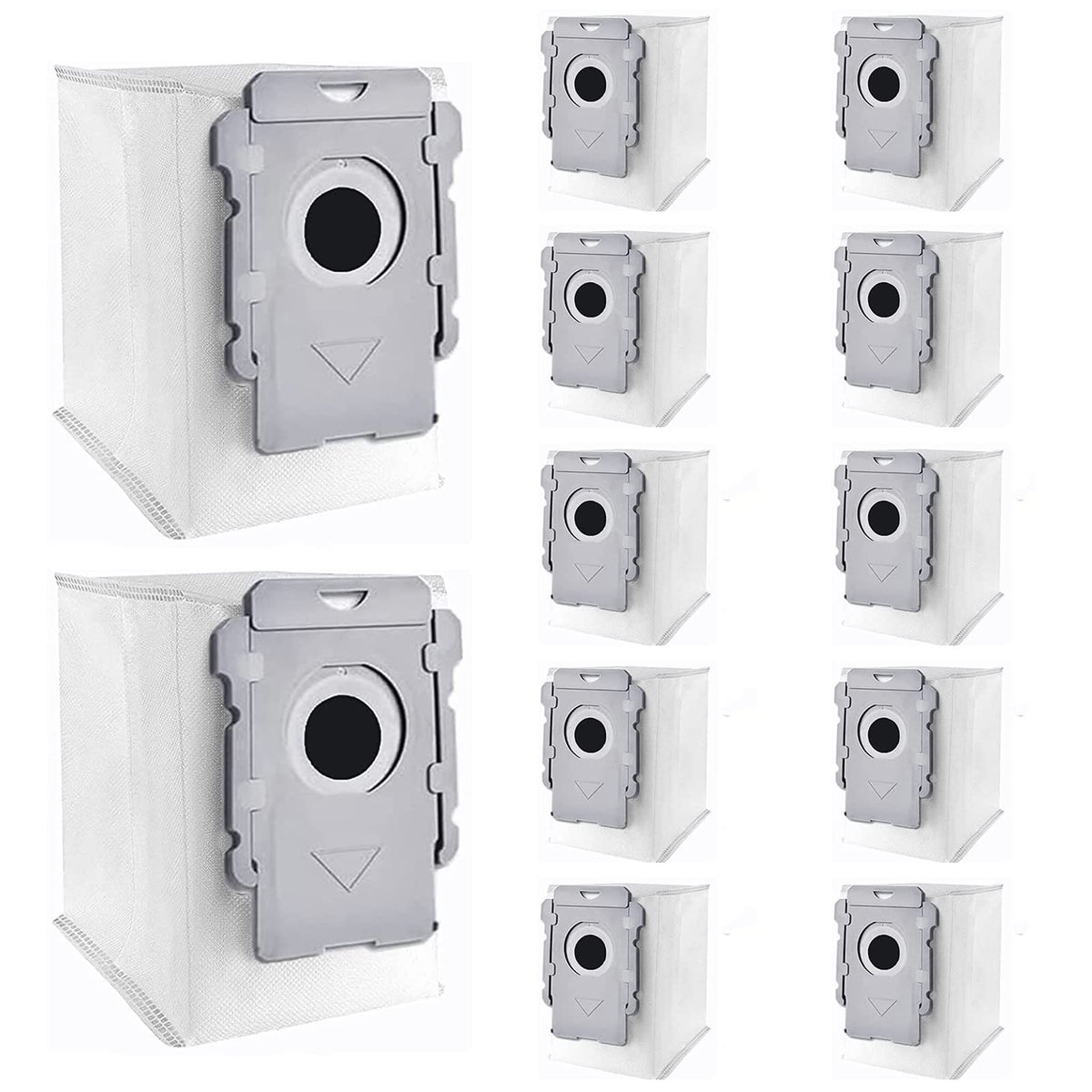 12 Packs Vacuum Bags for iRobot Roomba i3, i3+, i4, i4+, i6, i6+ i7, i7+, i7Plus, i8, i8+, j7, j7+, j8, j8+, s9, s9+, s9Plus, i and s Series Clean