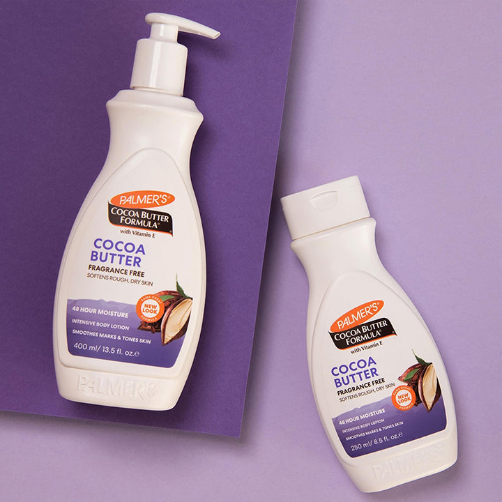 Palmer's Cocoa Butter Fragrance Free Lotion 13oz Bonus Size for Dry Sensitive Skin