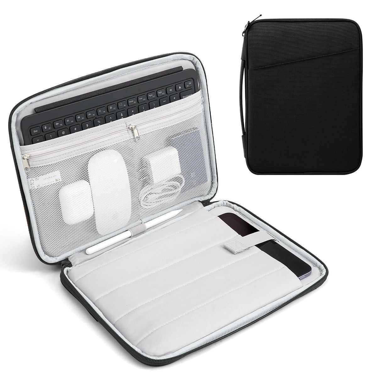 TiMOVO 9-11" Tablet Sleeve Bag for iPad 11-inch A16 2025, iPad 10.9"/10.2"| Air 11 Inch/5th/4th Gen. 10.9", Galaxy Tab A9+/A11Plus 11", Protective Bag