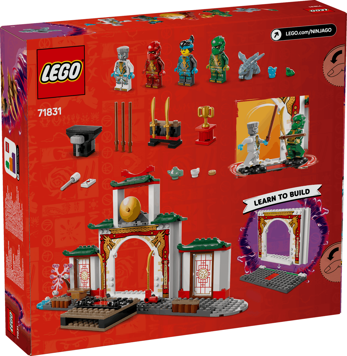 Lego Ninjago 71831 Ninja Spinjitzu Temple Playset for Ages 4 and Up