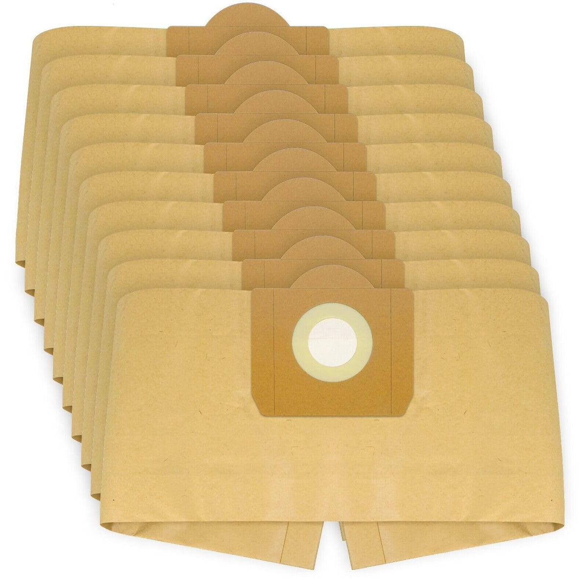 SPARES2GO Strong Dust Bags for DeWalt DXV23PTA 23L DXV38S 38L DXV20PA 20L Wet & Dry Vacuum Cleaner (Pack of 10)