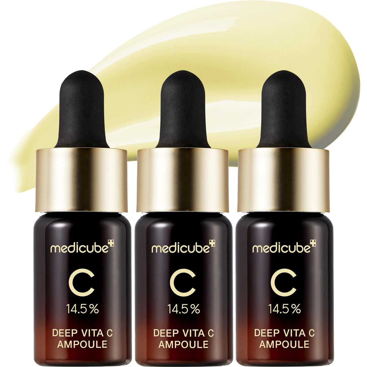 Medicube Deep Vita C Serum 2.0 || 14.5% Pure Vitamin C reduce the appearance of hyperpigmentation, dark spots, and blemishes | 16 self-tests complete