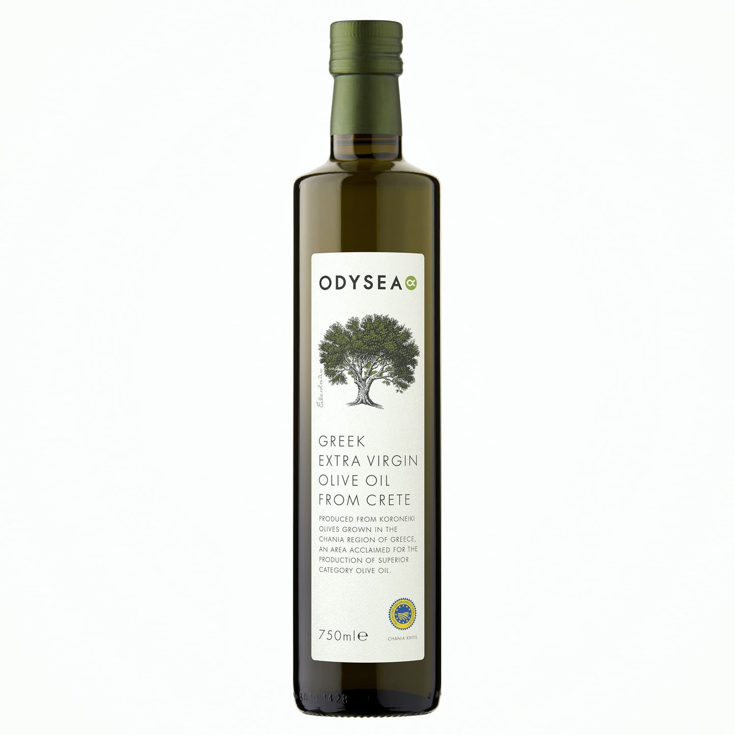 Odysea PGI Extra Virgin Olive Oil, Glass bottle, 750ml