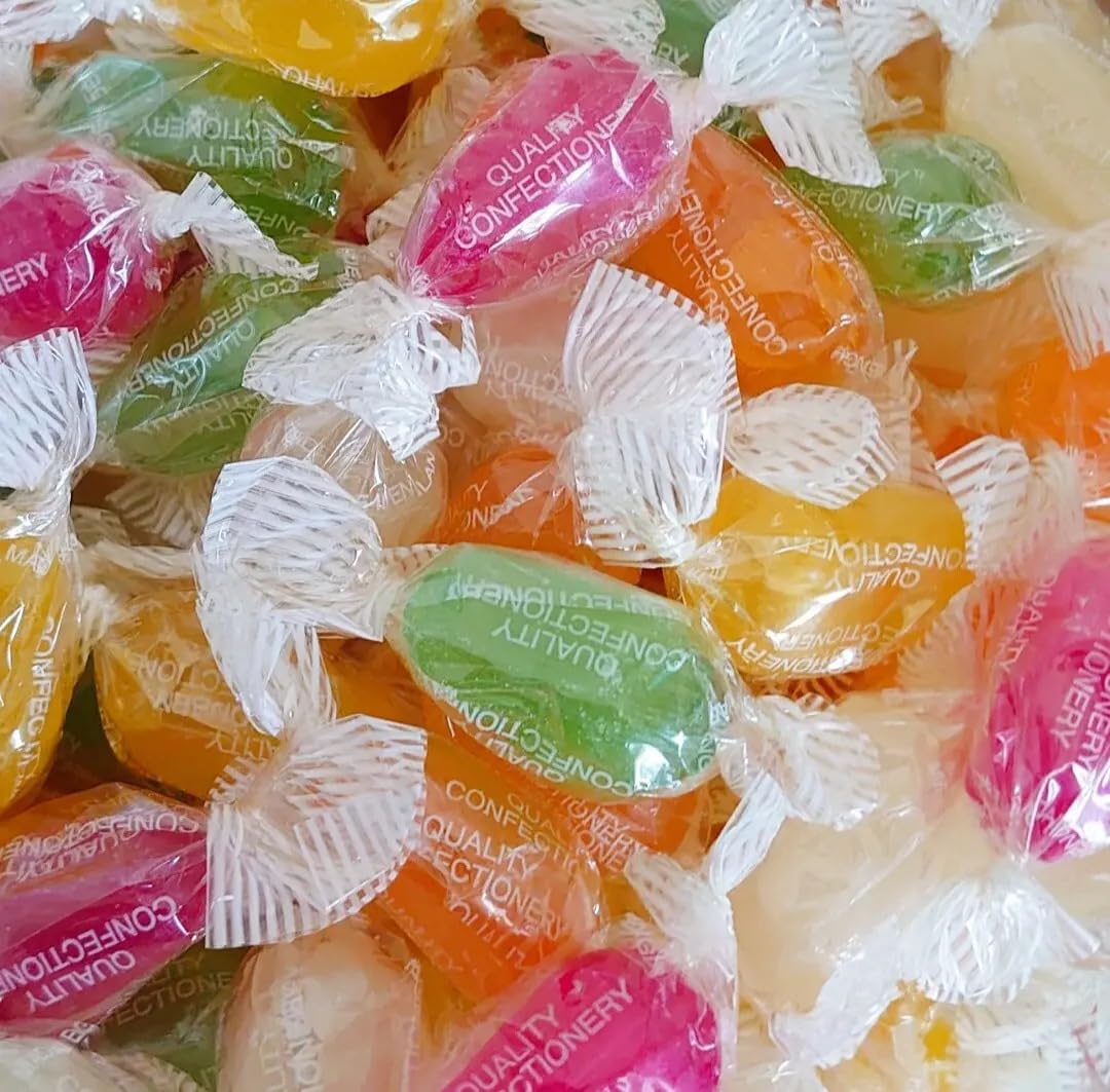 Jargonelle Pear Drops Sweets - 1 Kilo Bulk Bag - 1KG - Assorted Sweet Pick and Mix for Parties, Gifts, and Sharing.