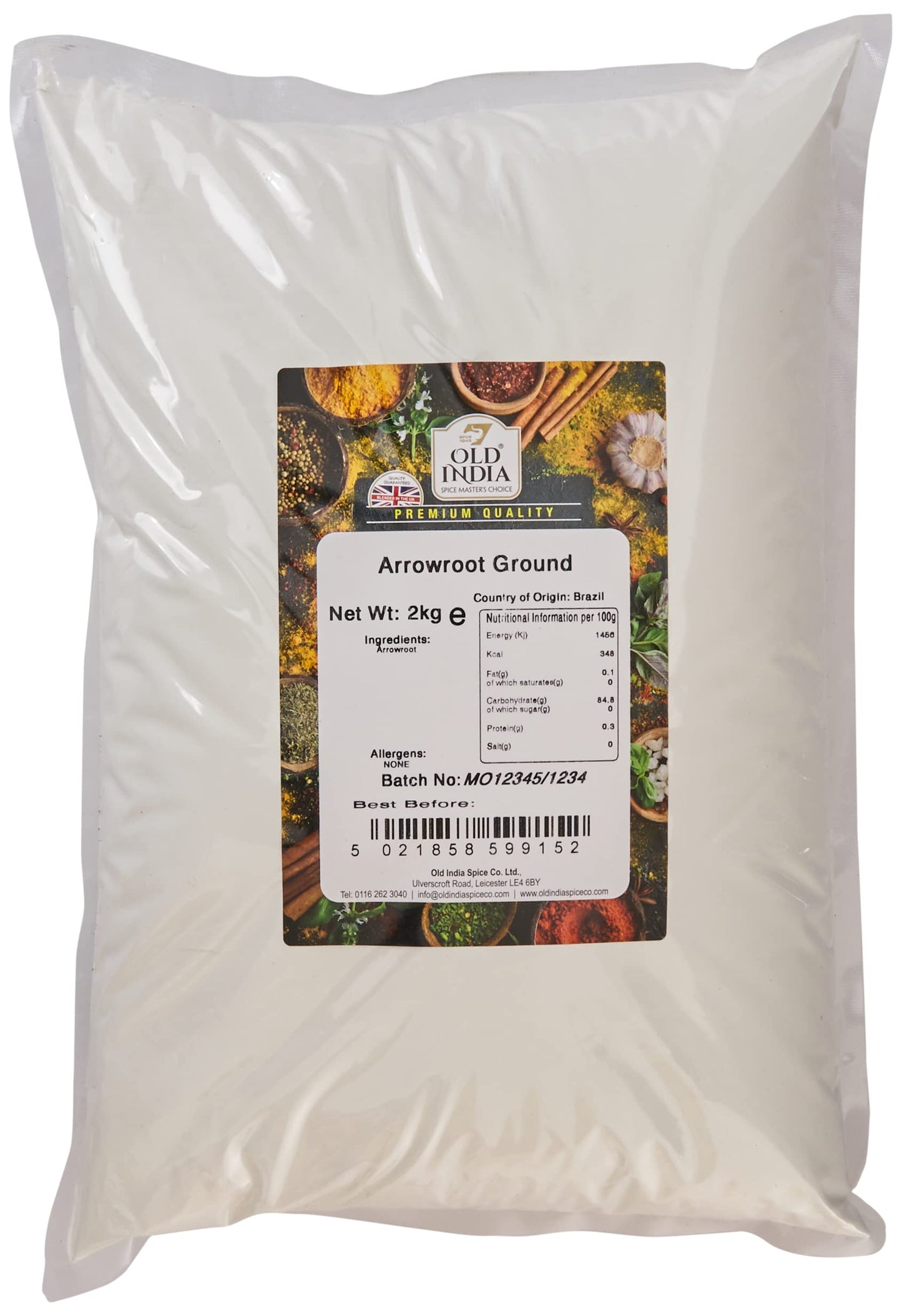 Old India Arrowroot Ground 2kg
