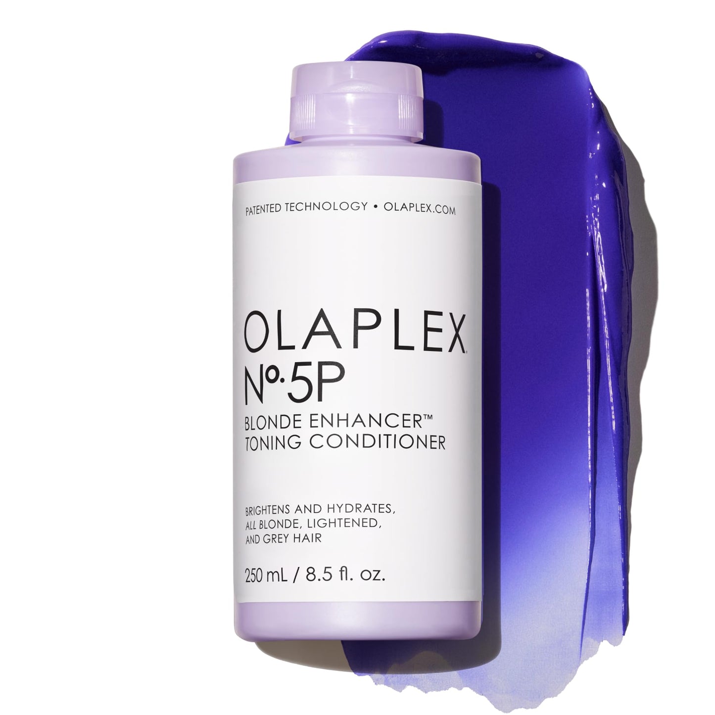 Olaplex N?. 5P Blonde Enhancer Purple Toning Conditioner: Neutralizes Brassiness & Strengthen | Repairs Damages & Hydrates Hair | For Coily, Curly,