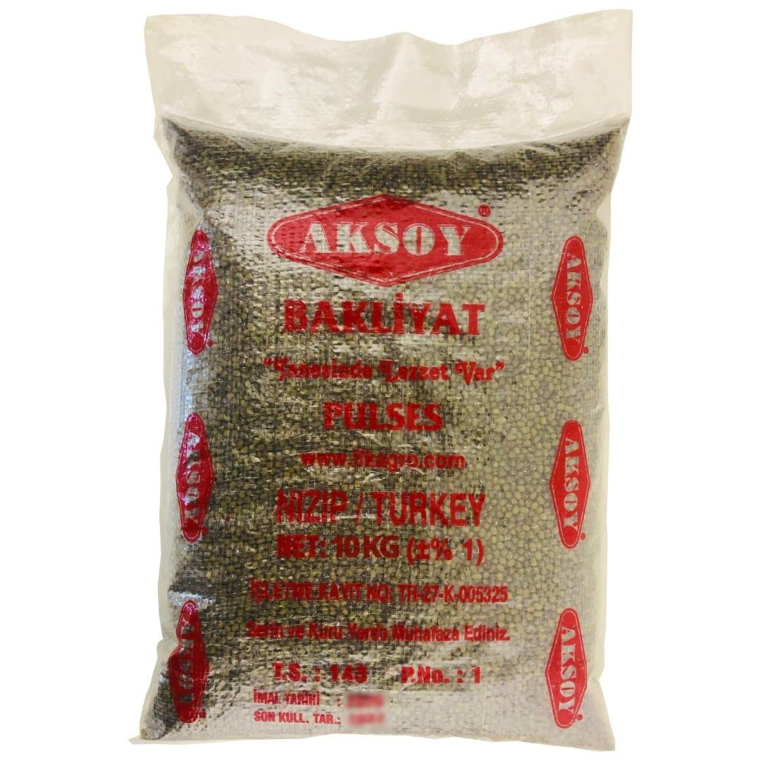 AKSOY Mung Beans - Rich in Protein & Fiber, 10KG