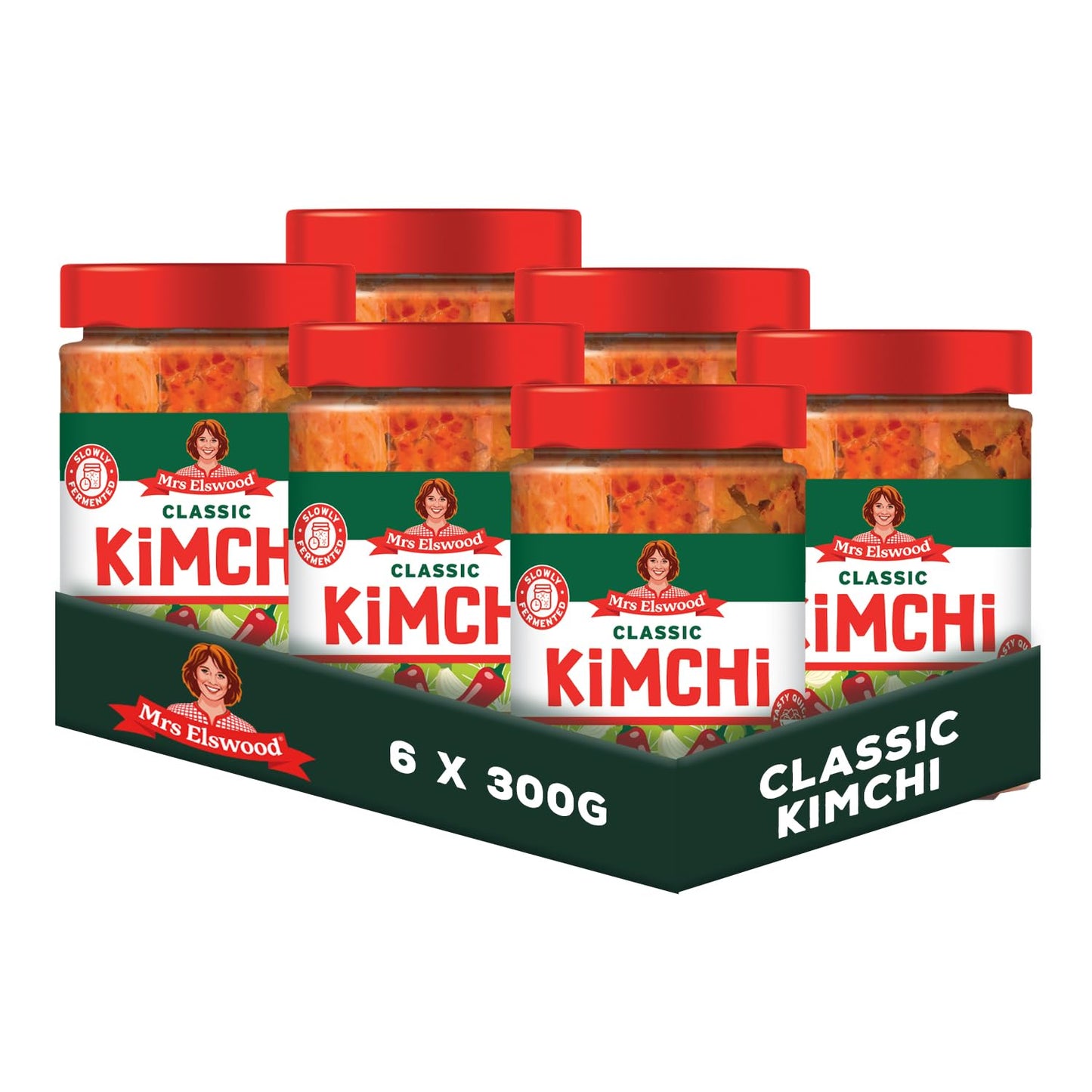 Mrs Elswood Classic Kimchi 6 x 300G