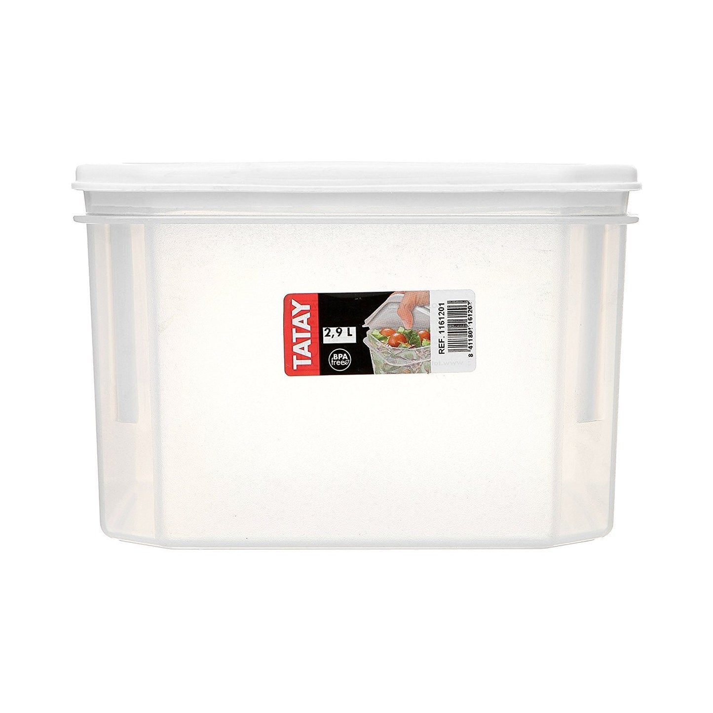 TATAY Food Container Top Flex 2.9 L Dishwasher Safe Secure Pressure Lid