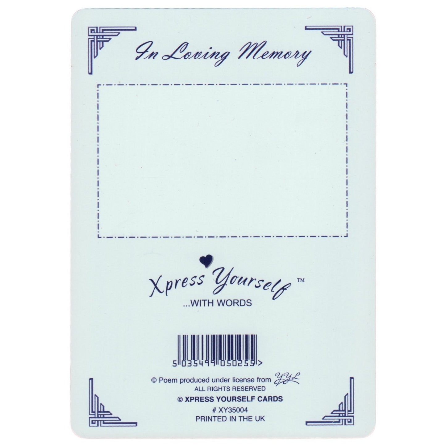 Xpress Yourself Mum Loving Memory Graveside Memorial Card 5.75" x 4.25" - Mum, I Miss You So