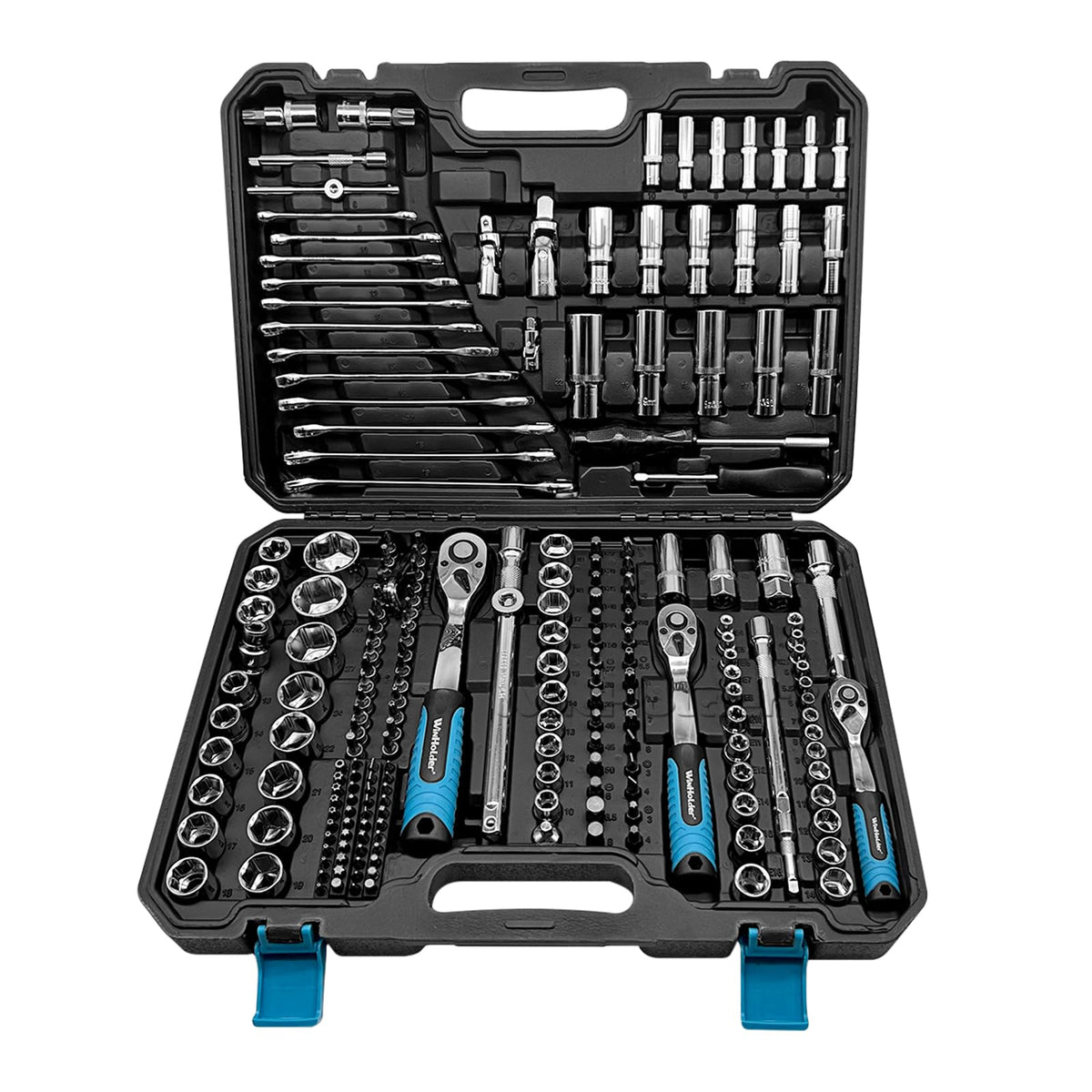 WinHolder Ratchet Wrench Socket Set DIY Tools, Bits, with Case (216PCS)