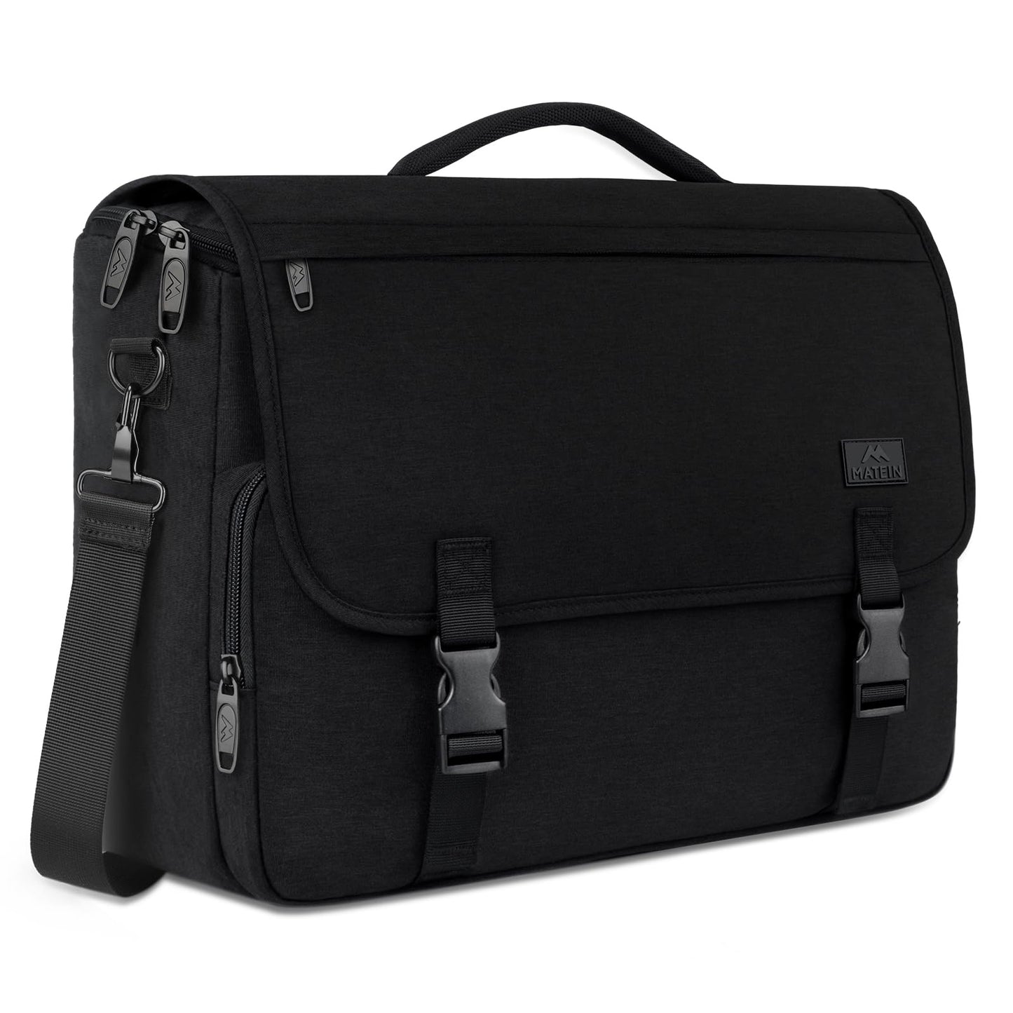MATEIN Messenger Bags for Men, 15.6 inch Laptop Satchel Bag, Water Resistant briefcase for Men with Adjustable Shoulder Strap, Multiple Compartments