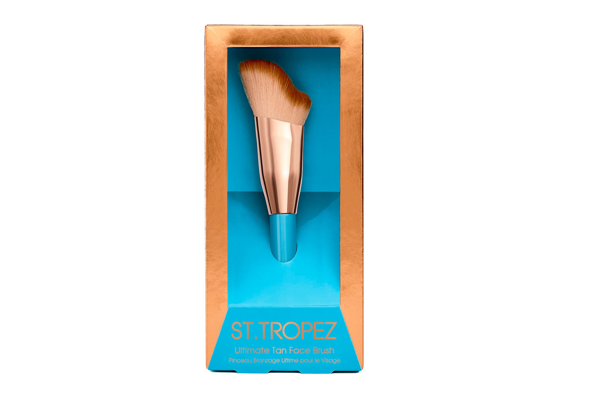 ST. TROPEZ Ultimate Tan Face Brush, Flawless Streak-Free Tanning Application, Vegan Bristles