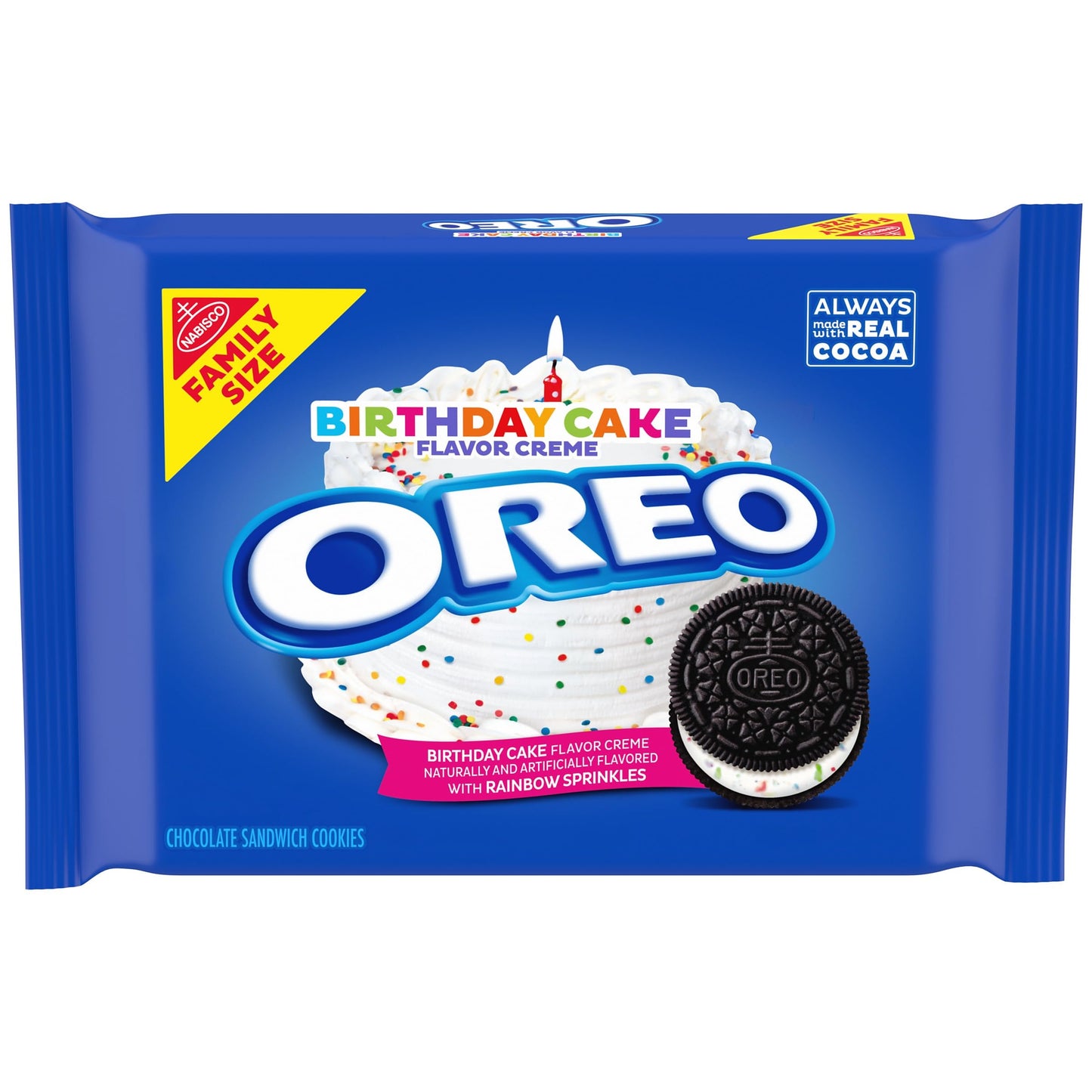 Oreo Cookies Birthday Cake Family Size 482g