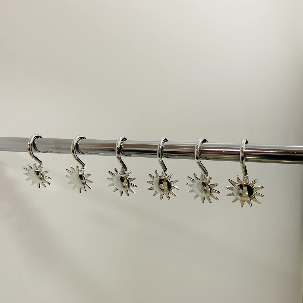Grand Dicken Shower Curtain Hooks Rings & 12pcs curtain rings GD831/6772