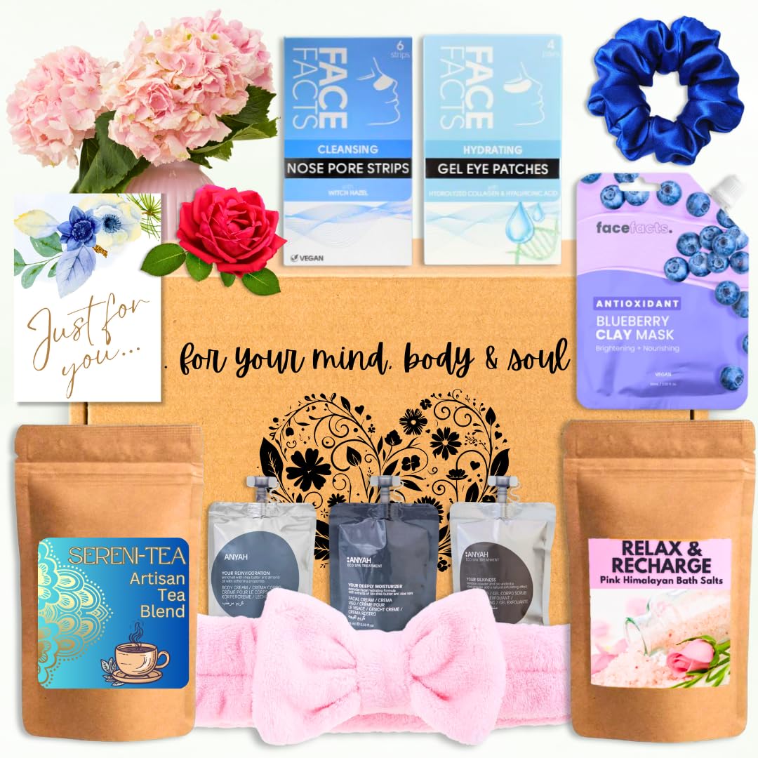 CLASSIC BIRTHDAY Gift for Woman, Pamper Sets for Women Gifts, Pamper Hamper for Her, Birthday Pampering Spa Sets, Mother?s Day Christmas Anniversary