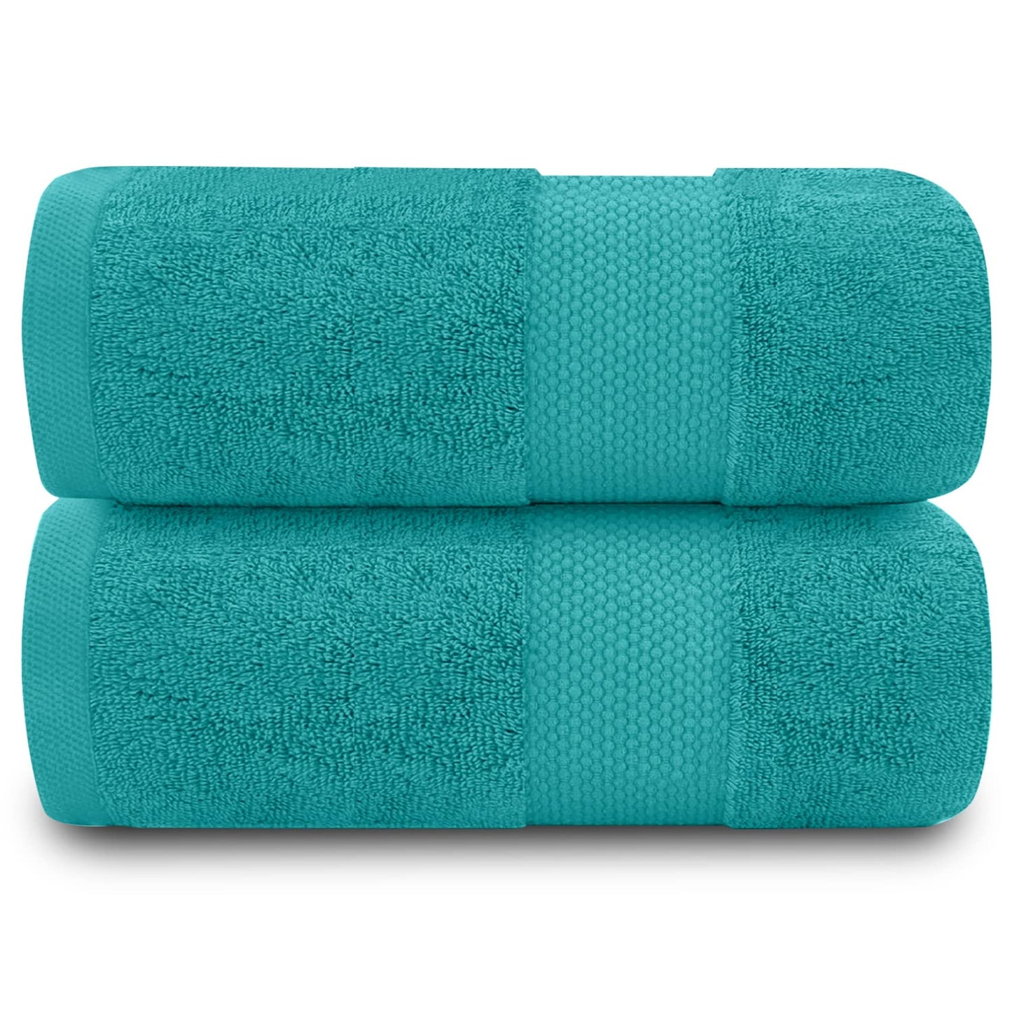 GC GAVENO CAVAILIA Soft Bath Towel Set | 2 Pieces Egyptian Cotton Bathroom Towel | 700 GSM Hotel Collection Towels | Water Absorbent Towels Sets,