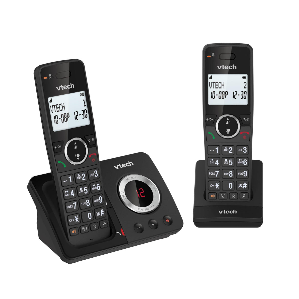 VTech ES2051 DECT Cordless Phone with Answering Machine,Call Block,Easy-to-Read Backlit Display,Landline Phone with 18 Hours Talk-time,Volume