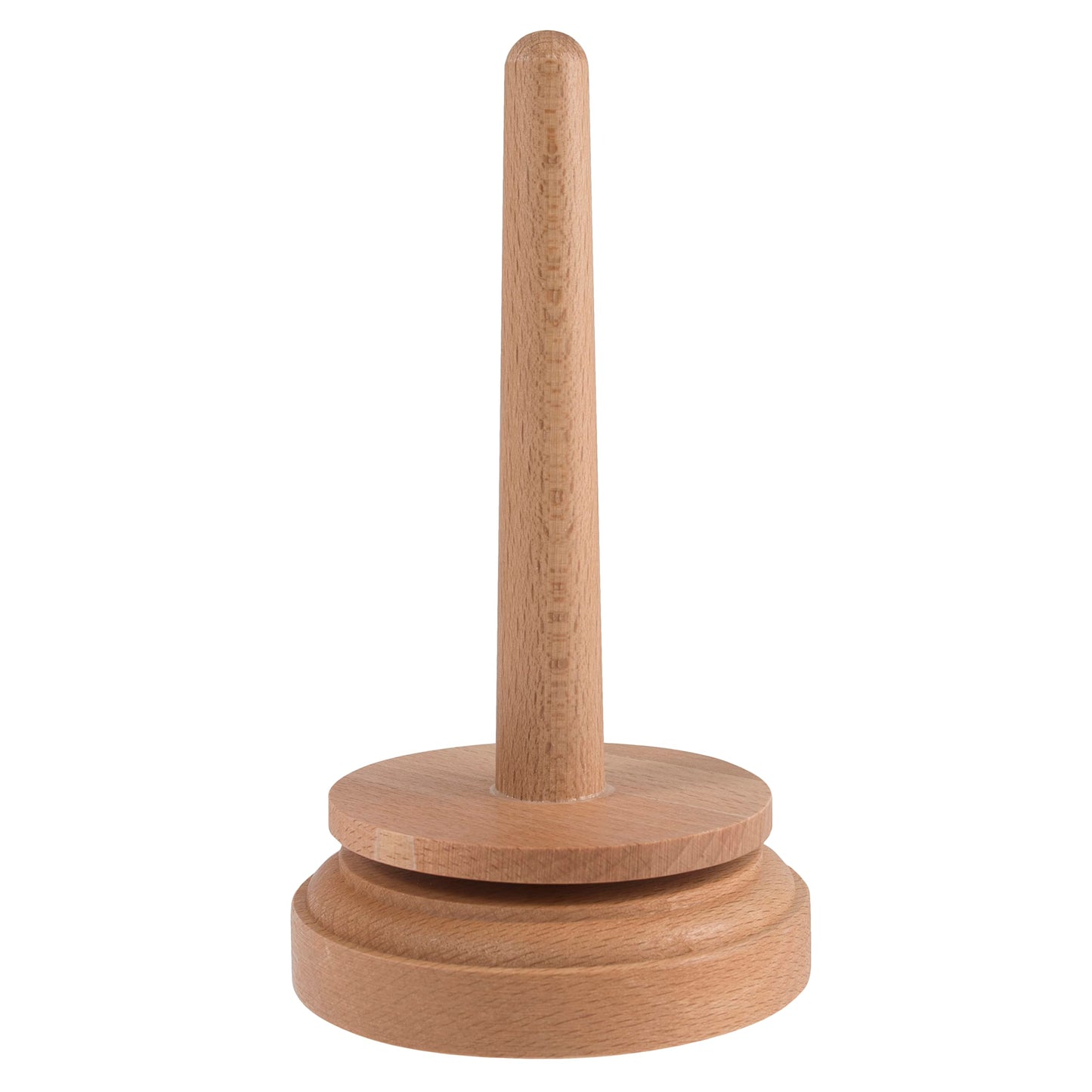 Trimits Wooden Spinning Yarn and Thread Holder, Beech Wood, 9 x 9 x 16 cm