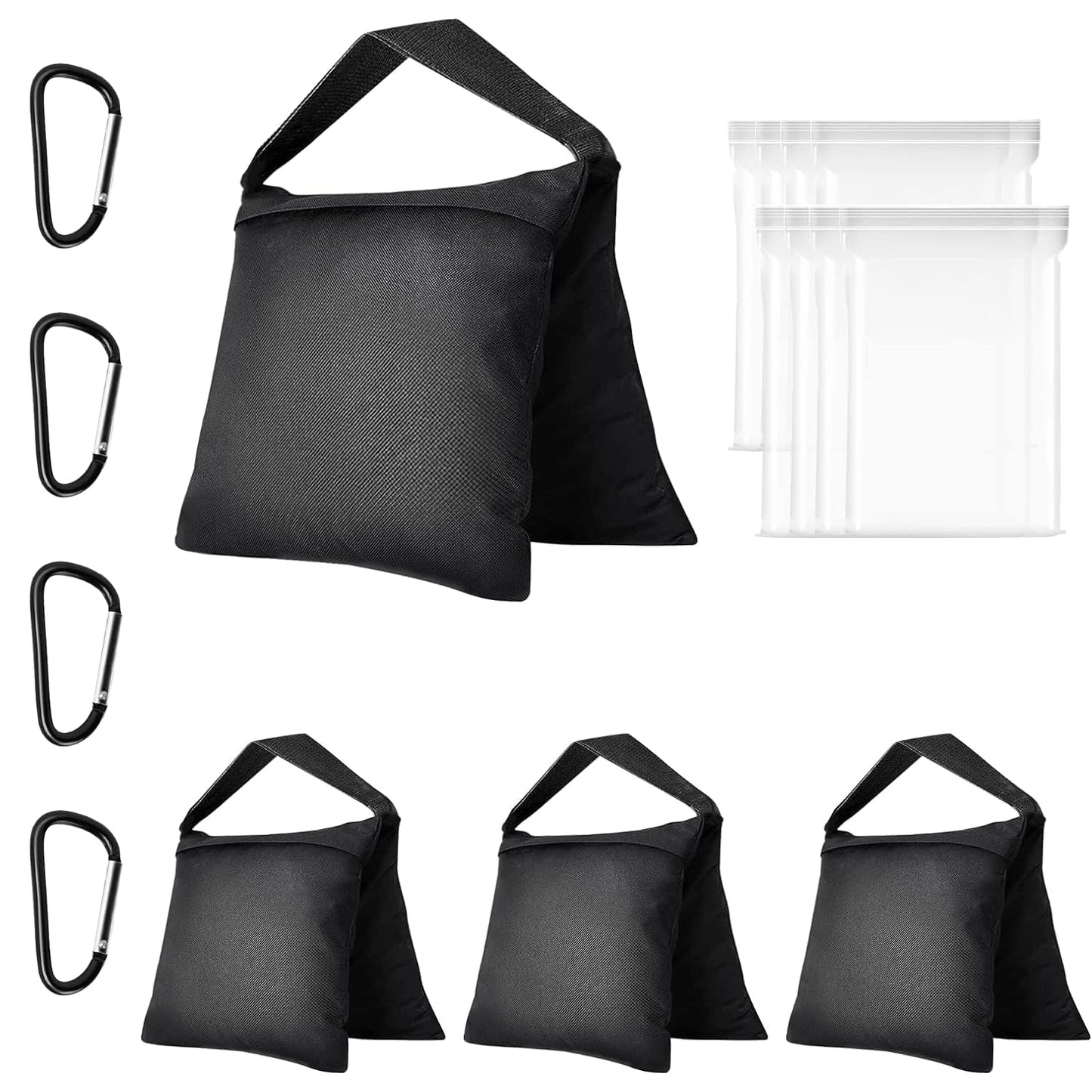 EMART Heavy Duty Sandbags,Weight Sand Bags Photo Studio Saddlebag Design for Photography Stand Light Tripod, Outdoor Patio, Sports, Photo Sets, Film